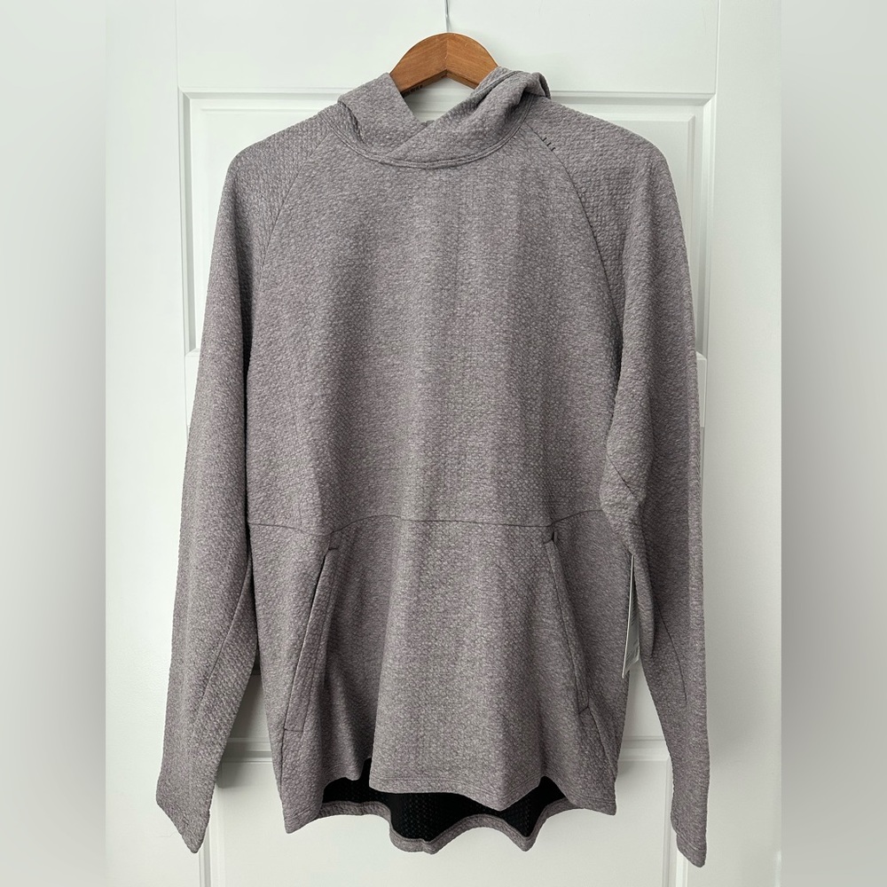 New! Men’s Lululemon At Ease Hoodie in Rare! Lunar Rock in Large